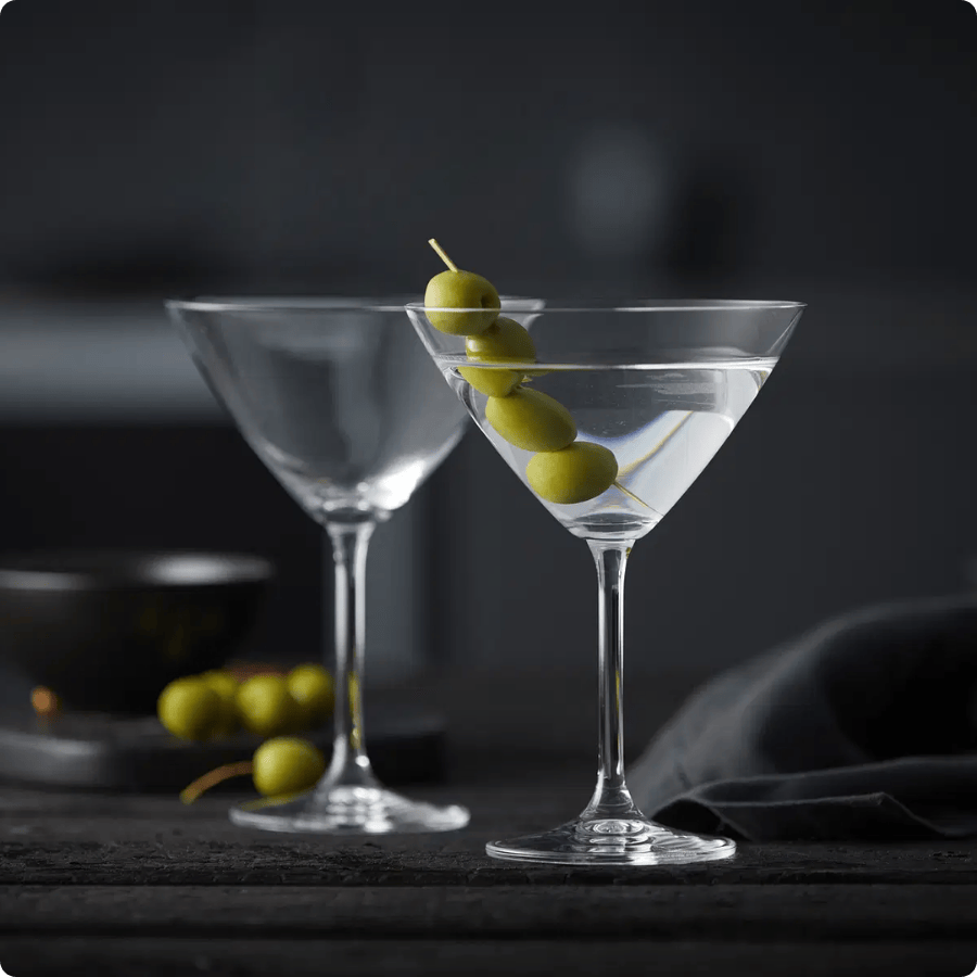 Lyngby Glas Martini 28 cl 4 stk, Juvel